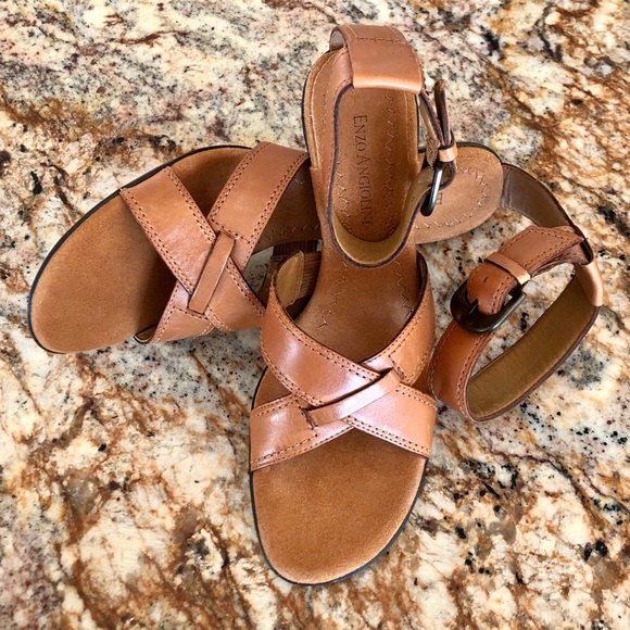 Enzo Angiolini Shoes - LIKE NEW Enzo Angiolini Eaozaria Ankle Cuff Sandal
